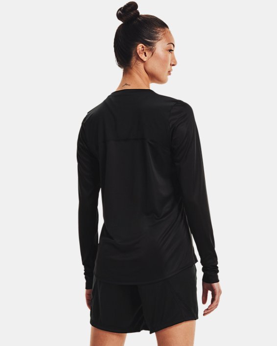 Women's UA Long Sleeve Shooting Shirt, Black, pdpMainDesktop image number 1